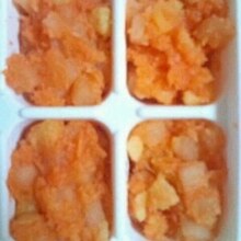 離乳食 初期 にんじんとりんご煮 おやつや軽食に レシピ 作り方 By オトクさん 楽天レシピ 離乳食 初期 にんじんとりんご煮 おやつや軽食に レシピ 作り方 By オトクさん 楽天レシピ